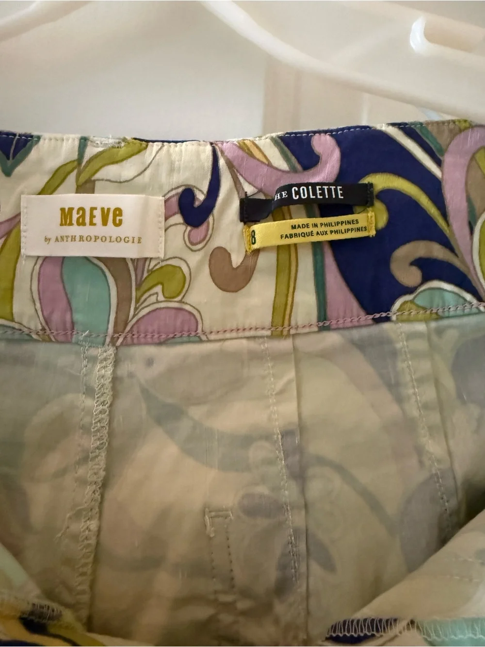 Anthropologie Multi-Color Wide-Leg Printed Palazzo Pants